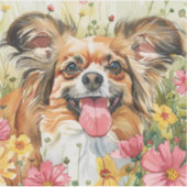 Papillon Sticker – Watercolor Design (Voorkant)