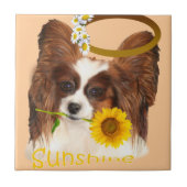 Papillon Sunshine Tiles Tegeltje (Voorkant)
