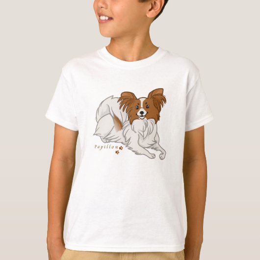 papillon t-shirt (Voorkant)