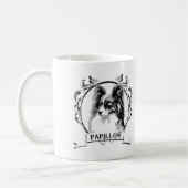Papillon T-shirt Koffiemok (Links)