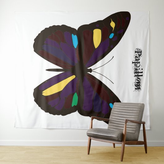 Papillon Tapestry Wandkleed (In Situ (horizontaal))