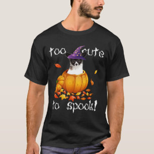 Papillon te Schattige om Halloween Dog Sticker te T-shirt
