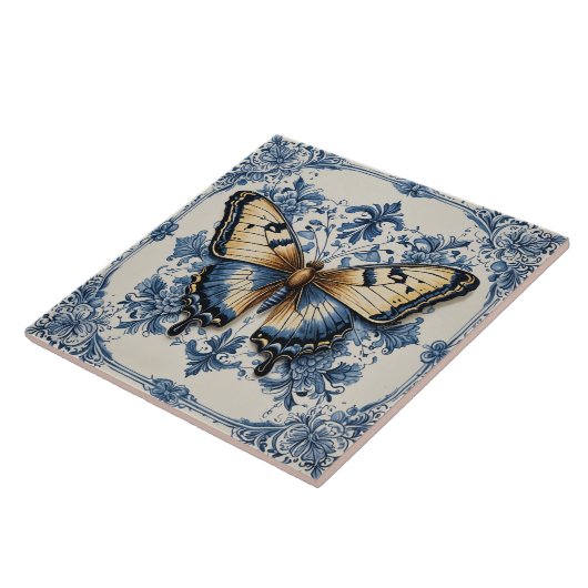 Papillon Tegeltje (Zijkant)