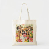 Papillon Tote Bag – Watercolor Art (Voorkant)