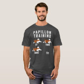 Papillon Training Dog Premium T-shirt (Voorkant volledig)