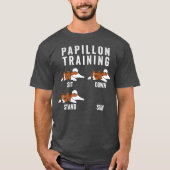 Papillon Training Dog Premium T-shirt (Voorkant)