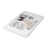 Papillon Traits Bath Mat (Gekanteld)