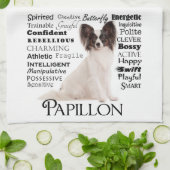 Papillon Traits Kitchen Towel Theedoek (Gevouwen)