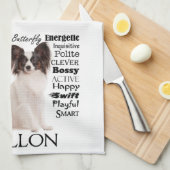 Papillon Traits Kitchen Towel Theedoek (Quarter Fold)
