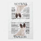 Papillon Traits Kitchen Towel Theedoek (Verticaal)