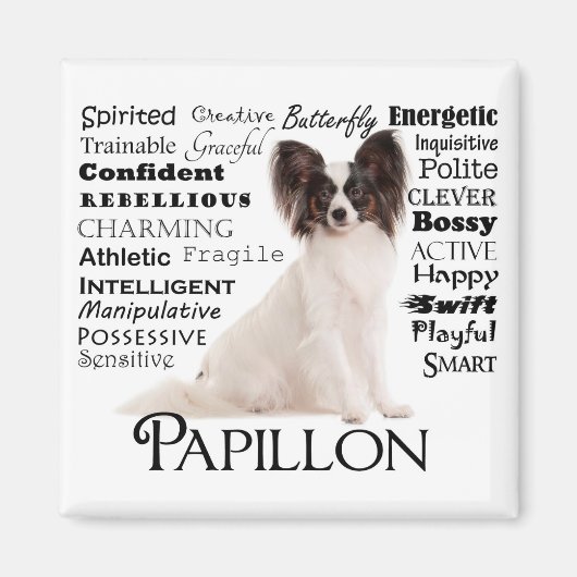 Papillon Traits Magnet (Voorkant)