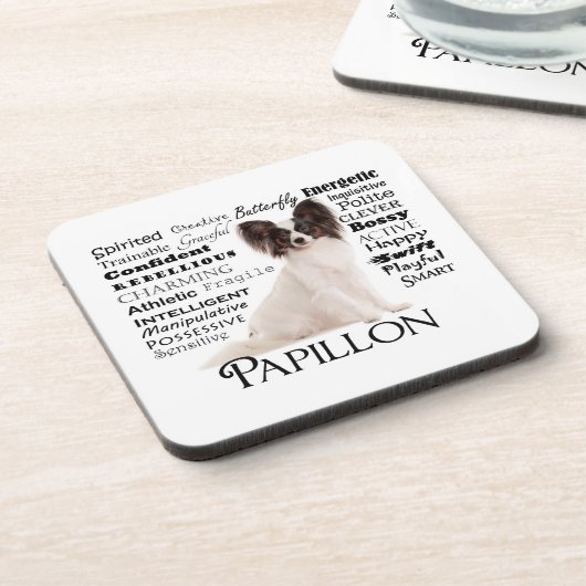 Papillon Traits Onderzetter set (Linkerzijde)