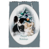 Papillon Trio Kerstmis Medium Cadeauzakje (Achterkant)