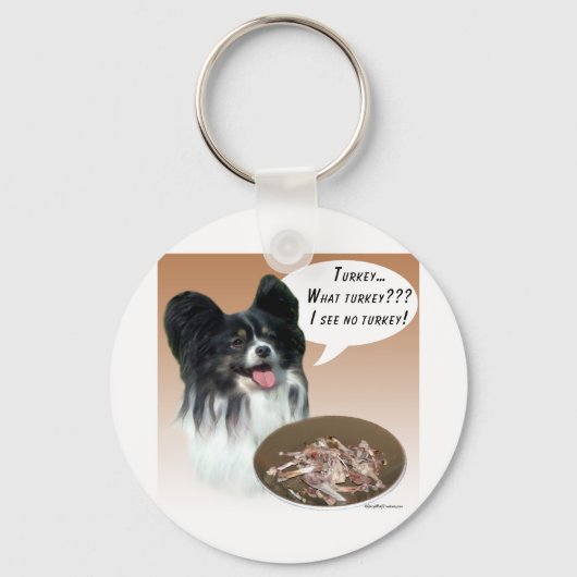 Papillon Turkije Sleutelhanger (Voorkant)