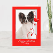 Papillon Valentijnsdagkaart Kaart (Voorkant)