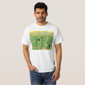 Papillon van de maïs (wit) t-shirt (Voorkant volledig)