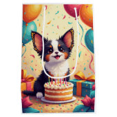 Papillon Verjaardagsfeest Medium Cadeauzakje (Achterkant)
