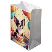 Papillon Verjaardagsfeest Medium Cadeauzakje (Achterkant Gekanteld)