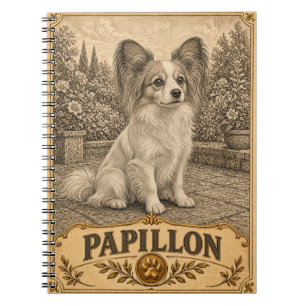 Papillon, Vintage Heritage Hond Notitieboek