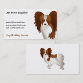 Papillon Visitekaartje (Voorkant / Achterkant)