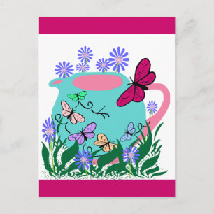 papillon vlinder briefkaart