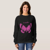 Papillon vlinder T-shirt inbouwschep (Voorkant volledig)
