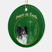Papillon Vrede Keramisch Ornament (Links)