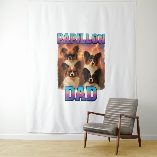 Papillon Wandkleed (In situ)