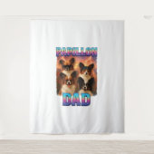 Papillon Wandkleed (Voorkant)