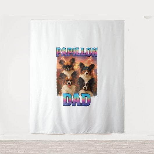 Papillon Wandkleed (Voorkant)