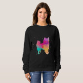 Papillon Waterverf Paint Splat Trui (Voorkant volledig)