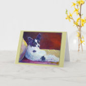 Papillon-Wenskaarten Kaart (Gele Bloem)