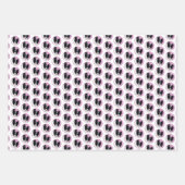 Papillon (White and Black) Painting - Dog Art Inpakpapier Vel (Voorkant 2)