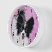 Papillon (wit en zwart) schilderen - Dog Art (Hoek)