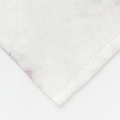 Papillon (wit en zwart) schilderen - Dog Art Fleece Deken (Hoek)