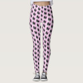 Papillon (wit en zwart) schilderen - Dog Art Leggings (Voorkant)