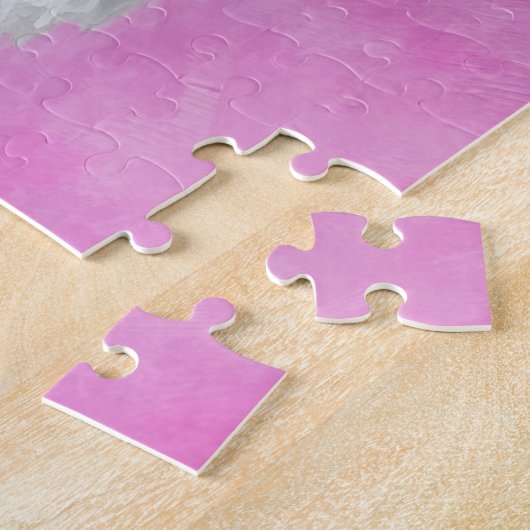 Papillon (wit en zwart) schilderen - Dog Art Legpuzzel (Zijkant)