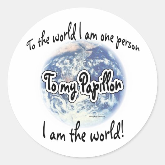 Papillon World 2 - Sticker (Voorkant)