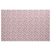 papillonhonden  floraal paars stof (Fat Quarter)