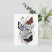 papillons briefkaart (Staand voorkant)