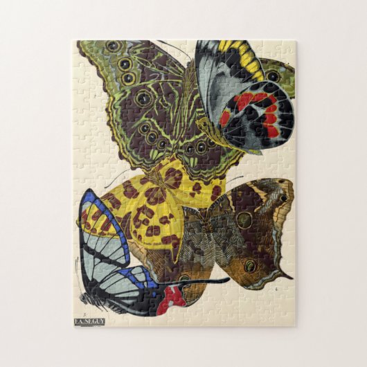 Papillons, Butterflies, Bord nr. 15 van E.A. Seguy Legpuzzel (Verticaal)