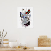 papillons poster (Keuken)