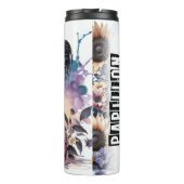 Papillon's sierlijke bloemendans thermosbeker (Achterkant)