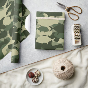 Papio en Ulua - camouflage Hawaïaanse visserij Cadeaupapier