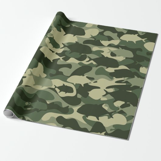 Papio en Ulua - camouflage Hawaïaanse visserij Cadeaupapier (Uitgerold)
