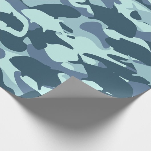 Papio en Ulua - camouflage Hawaïaanse visserij Cadeaupapier (Hoek)