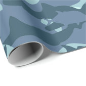 Papio en Ulua - camouflage Hawaïaanse visserij Cadeaupapier (Rol Hoek)