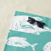 Papio en Ulua - Hawaïaans Strandlaken (In situ)