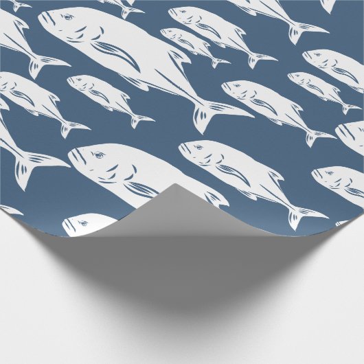 Papio en Ulua - Hawaïaanse visserij Cadeaupapier (Hoek)