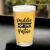 Papio van het terras Cool Vaderdag Grappige papa Glas